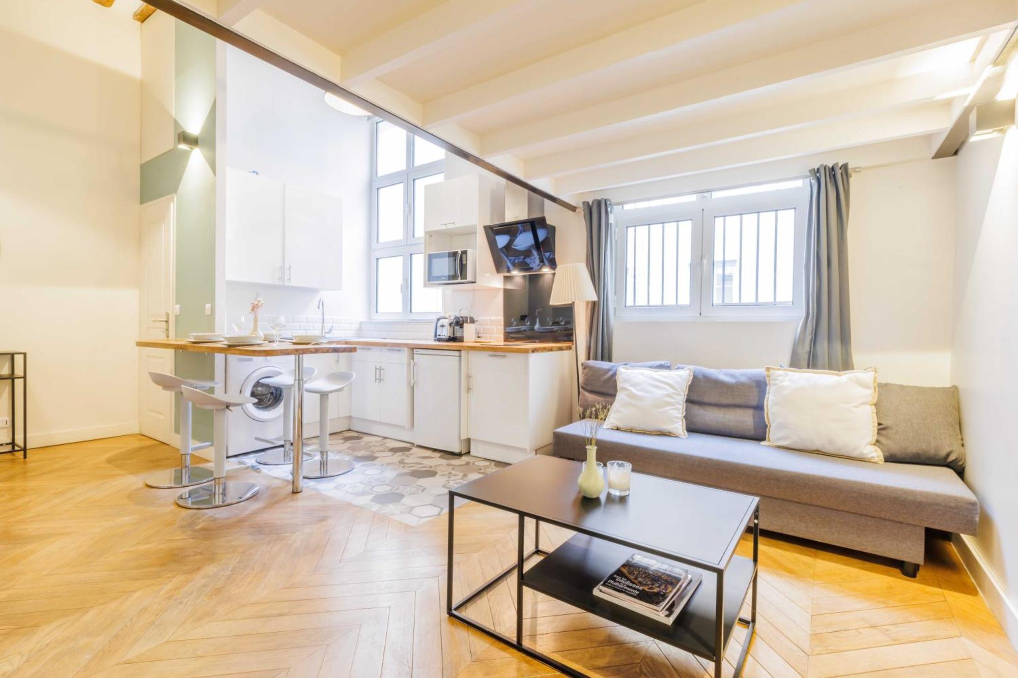 Quiet 1br-4p - Quartier Du Mail * Parigi